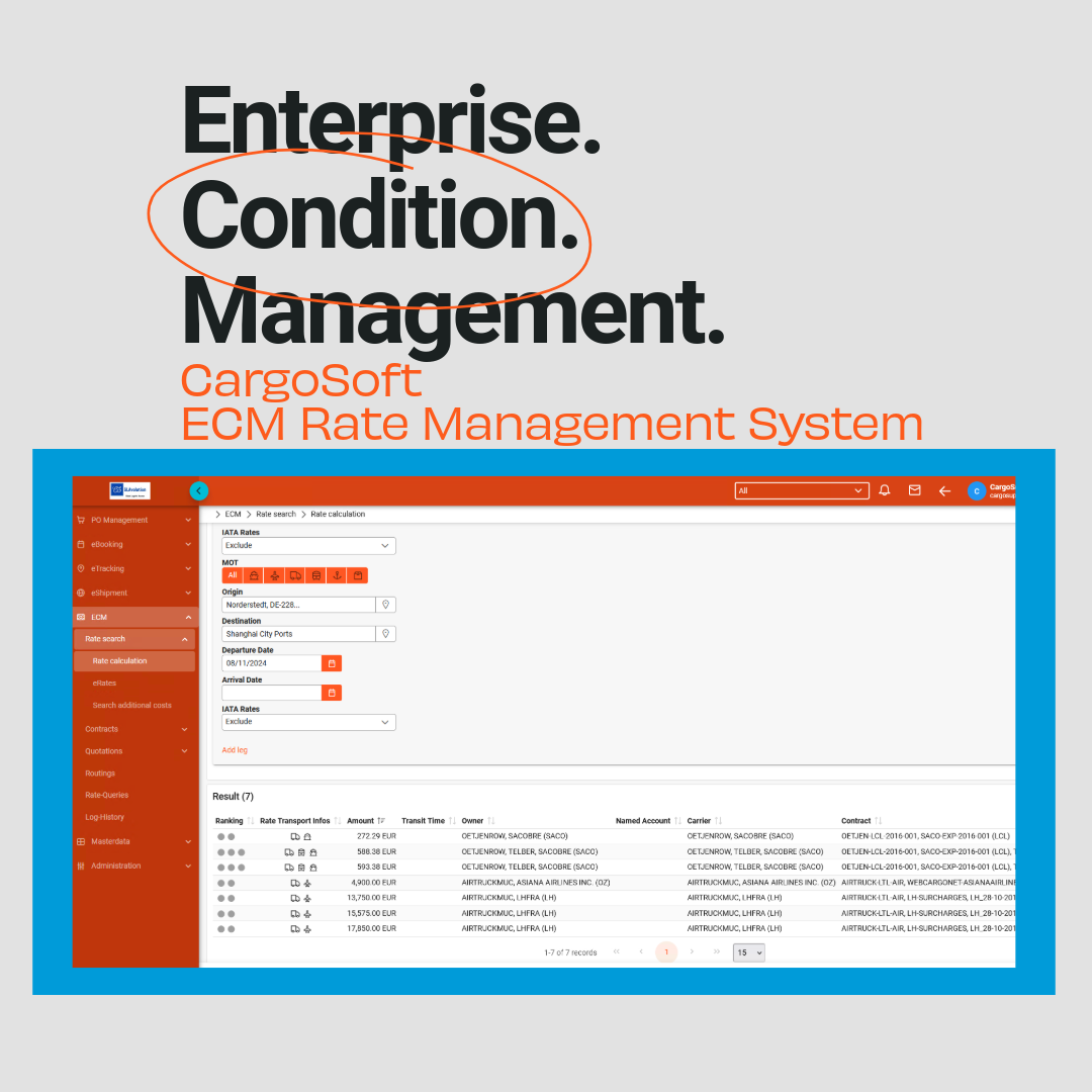 Raten Management (RMS) • CargoSoft